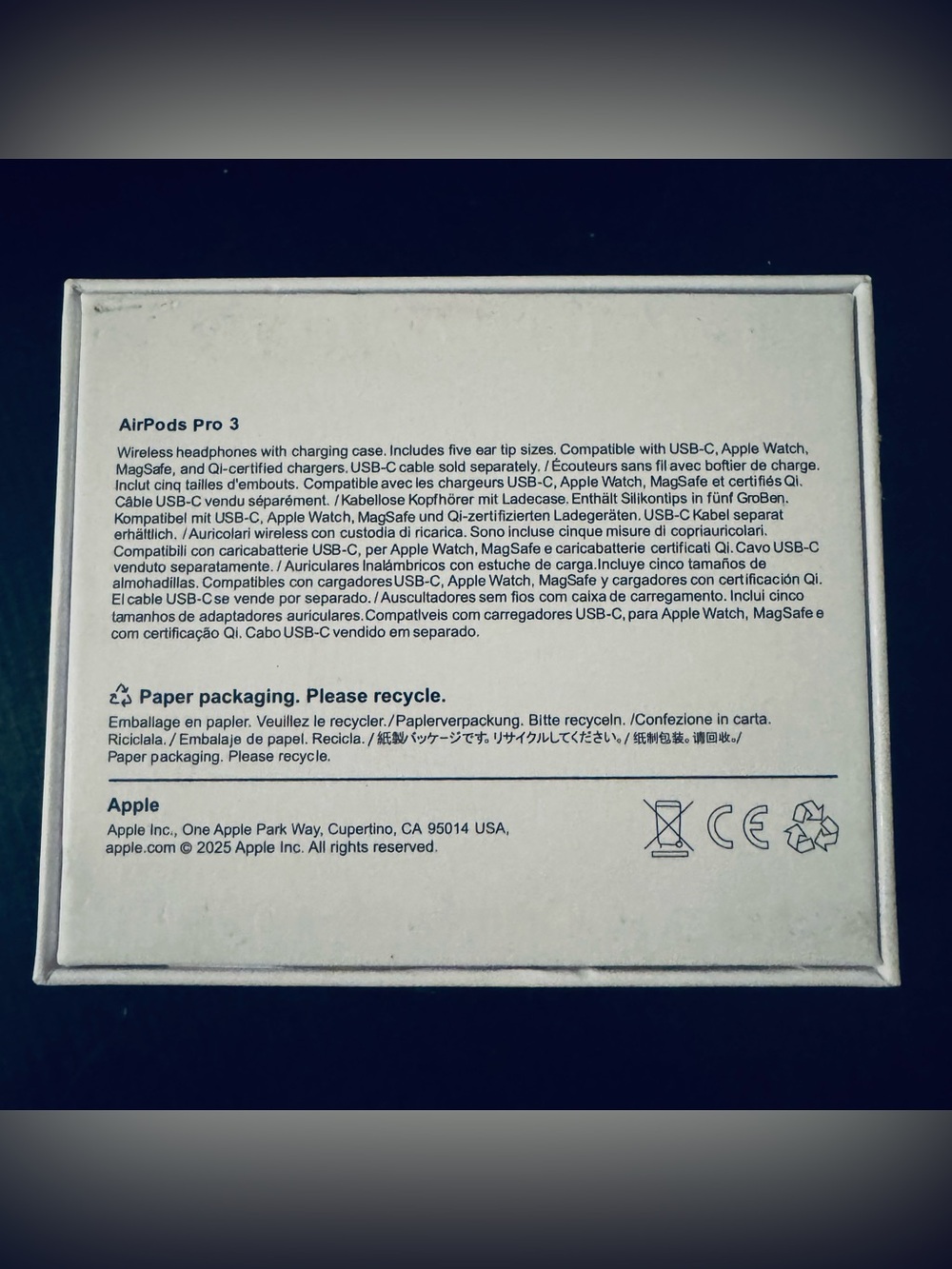 AirPods Pro 3rd Generation (Box & Pamphlet only) - Picture 5 of 5